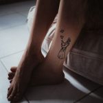 tattoo bein frau klein