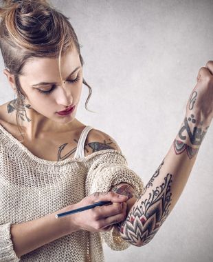 tattoo frauen arm