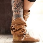 tattoo frauen bein