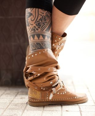 tattoo frauen bein