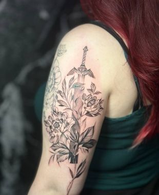 arm tattoo frau