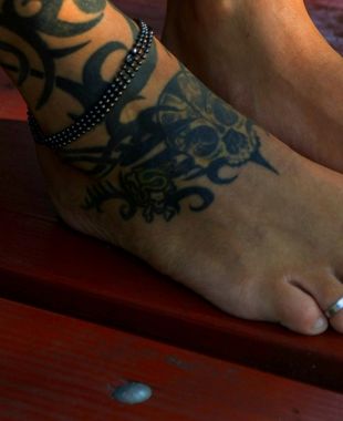 tattoo fuß mann